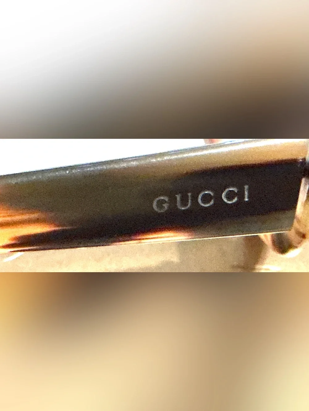 Gucci Brown Tortoise Cat-Eye Women's Glasses